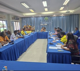 ประชุม เพื่อดำเนินการขับเคลื่อนแผนปฏิบัติการจัดการขยะมูลฝอยในชุมชน "จังหวัดสะอาด" เทศบาลตำบลภูวงประจำปี พ.ศ.2568 