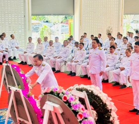พิธีวางพวงมาลาและถวายราชสดุดี เนื่องใน “วันปิยมหาราช” 